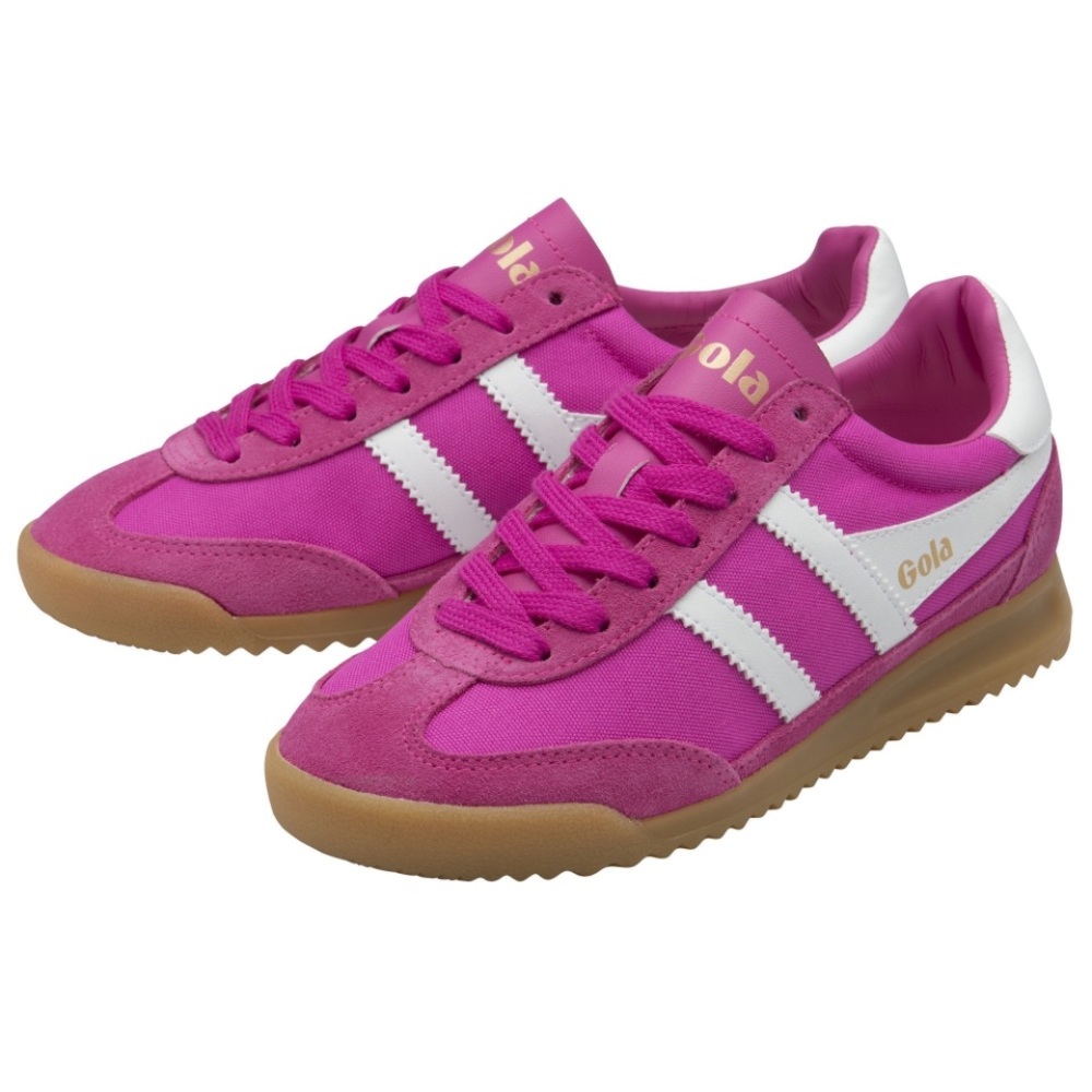 Gola Tornado Shocking Pink and White Sneakers